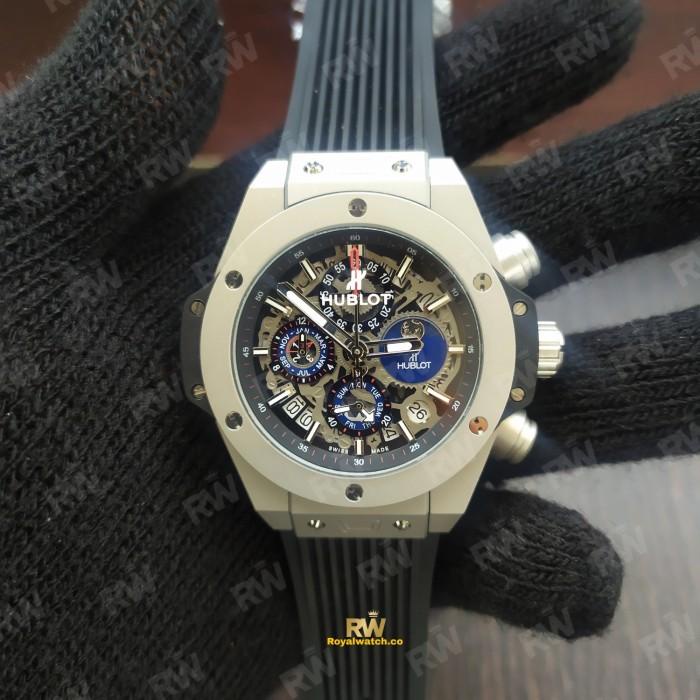 jam tangan pria Chronograph HU610T 00072 Grade Premium 44mm
