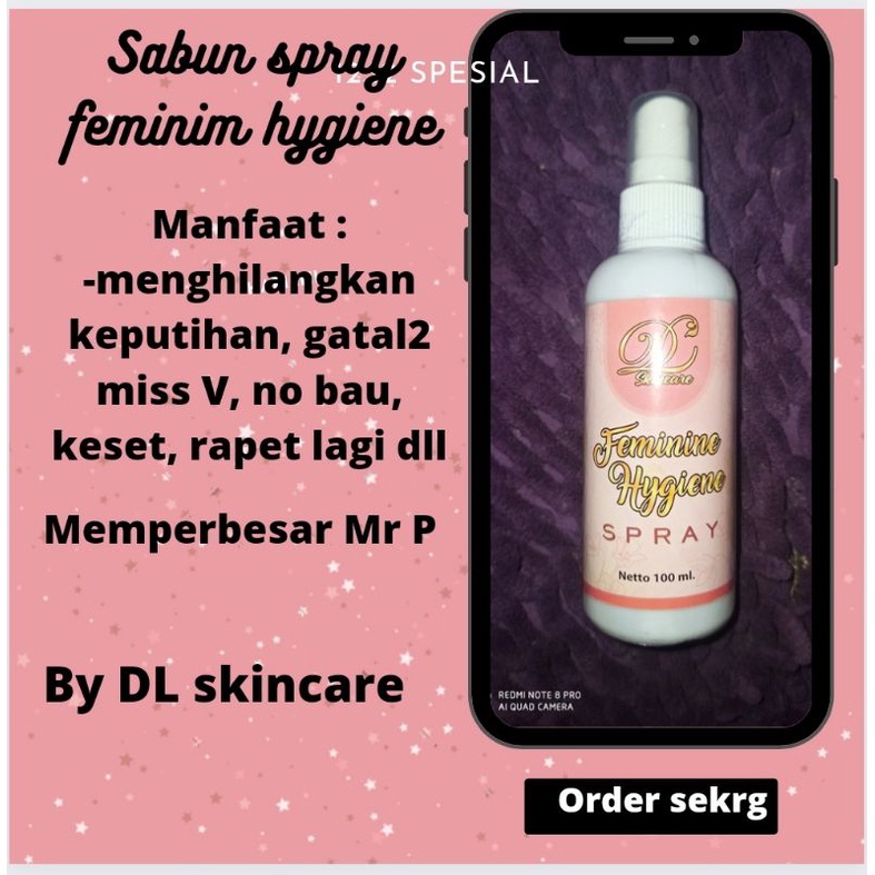 Sabun Semprot Ajaib feminine hygiene DL Skincare