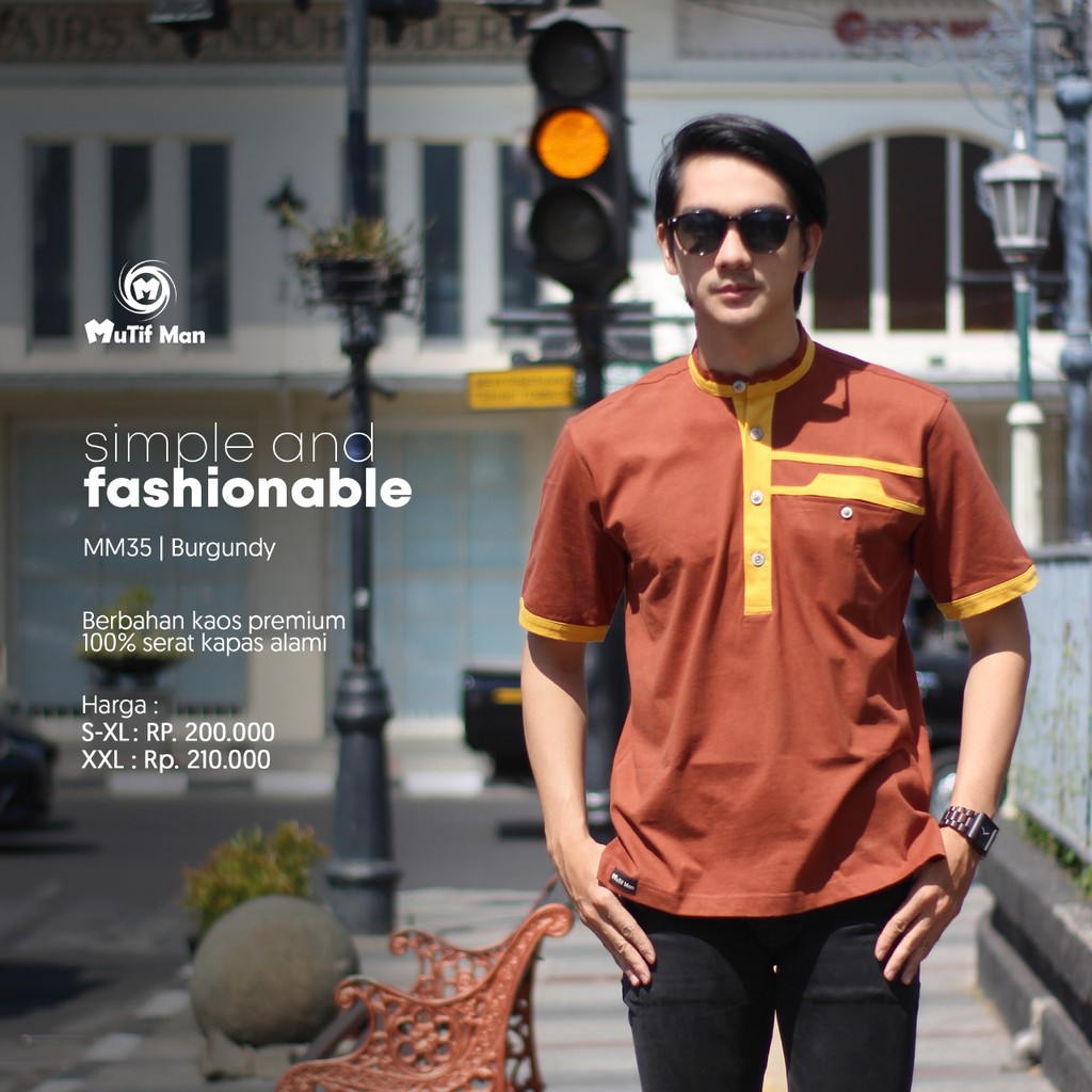 MUTIF MAN 35 COKLAT / KOKO MUTIF MURAH / KOKO MURAH / KOKO DISCON / COD BEKASI