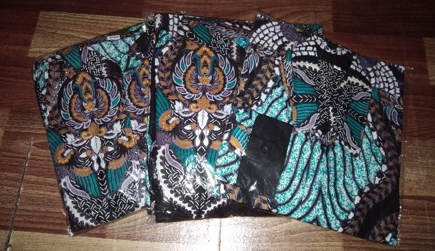 Batik Couple Keluarga Sania Ruffle Ori Ndoro Jowi Dnt Motif Madu