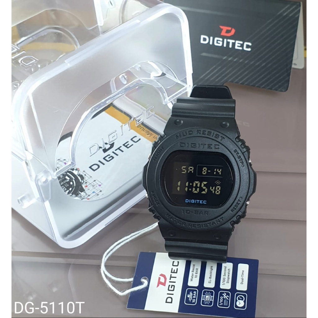 DIGITEC DG 5110T JAM TANGAN PRIA ORIGINAL  ANTI AIR DAN GARANSI RESMI