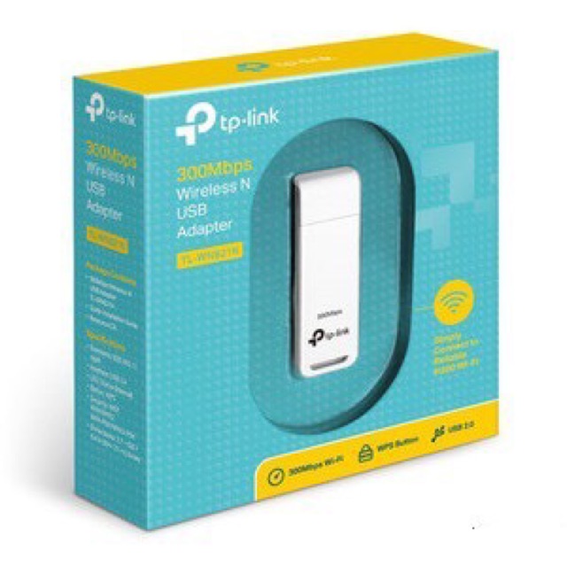 TP-LINK TL-WN821N 300Mbps Wi-Fi USB Adapter Wireless USB 2.0