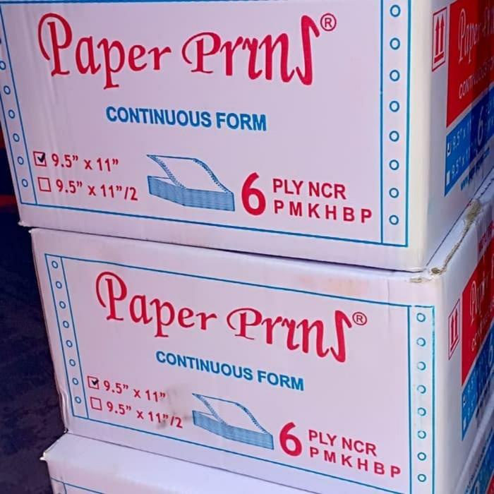 

Kertas Fax | Continuous Form 6 Ply Bagi 2 1 Dus Kualitas Terbaik