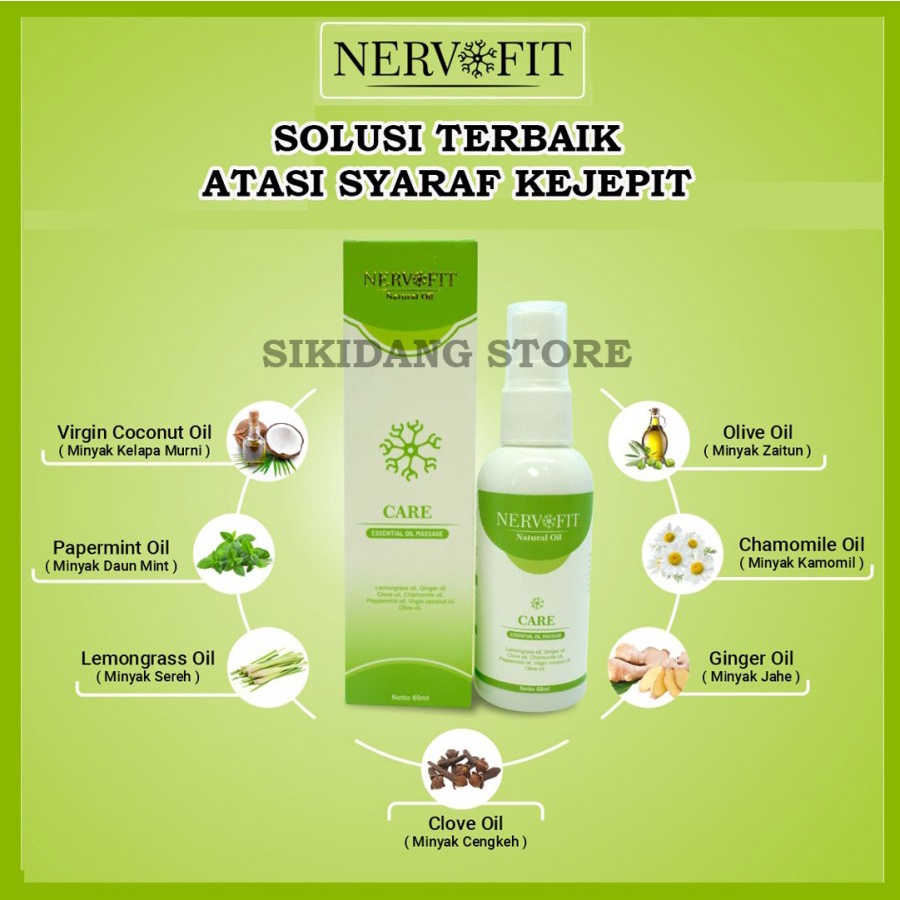 NERVOFIT Spray Original BPOM Solusi Ampuh Atasi Syaraf Kejepit NYERI SENDI PERADANGAN