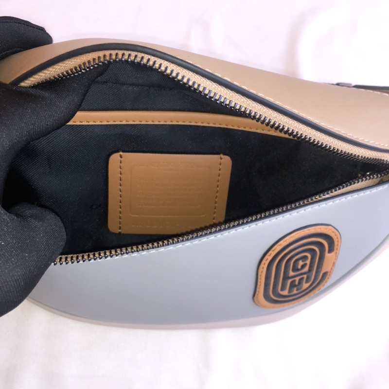COACH WAISTBAG CREAM LOGO C IN SIGNATURE CANVAS