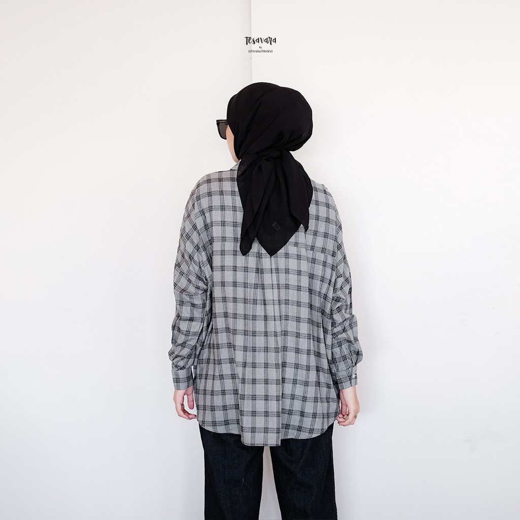 Tesavara | Flanolia Shirt | Atasan Wanita Flanel