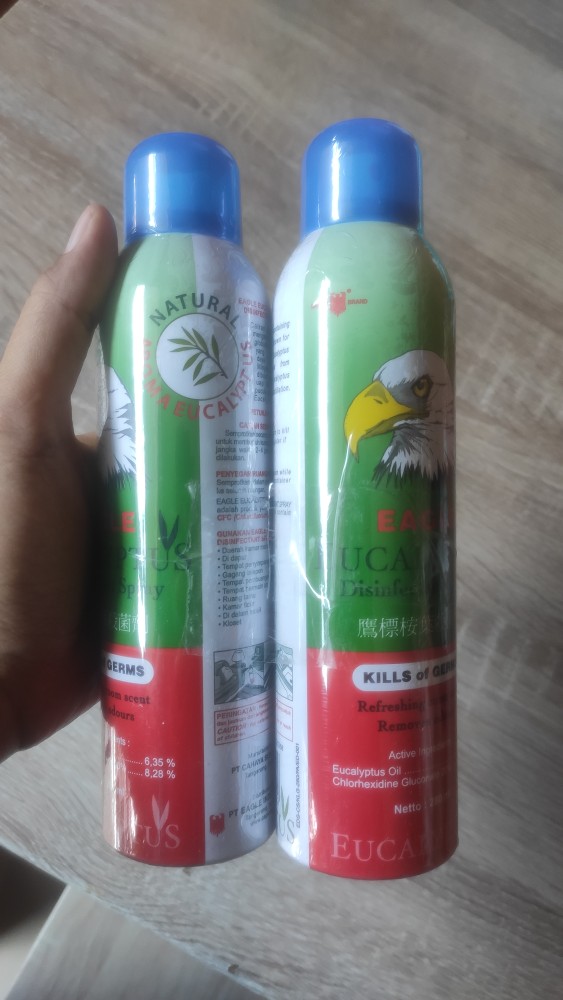 Eagle Eucalyptus Caplang 280 Ml Disinfektan / Disinfectan Spray Ready Stock