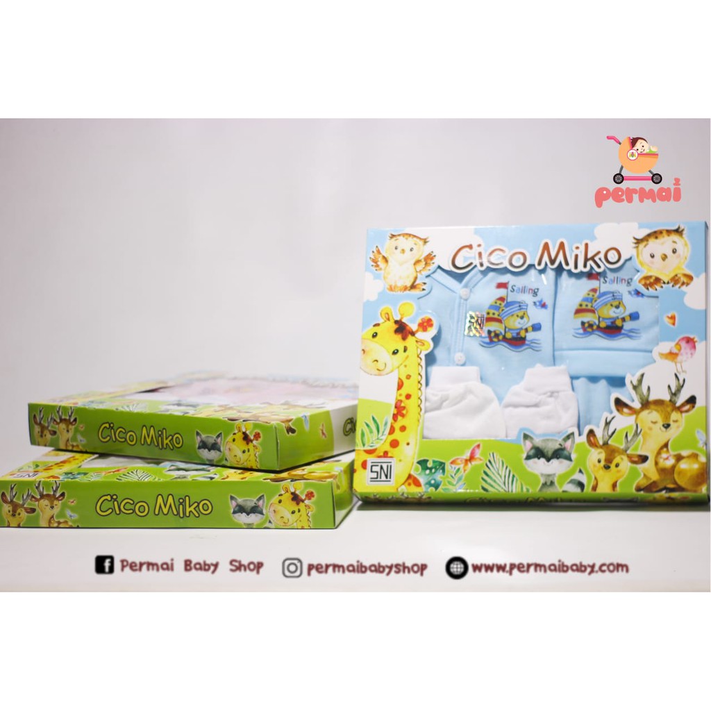 Promo !! CIKO MIKO BABY SET GIFT SET BAJU BAYI MURAH KADO LAHIRAN