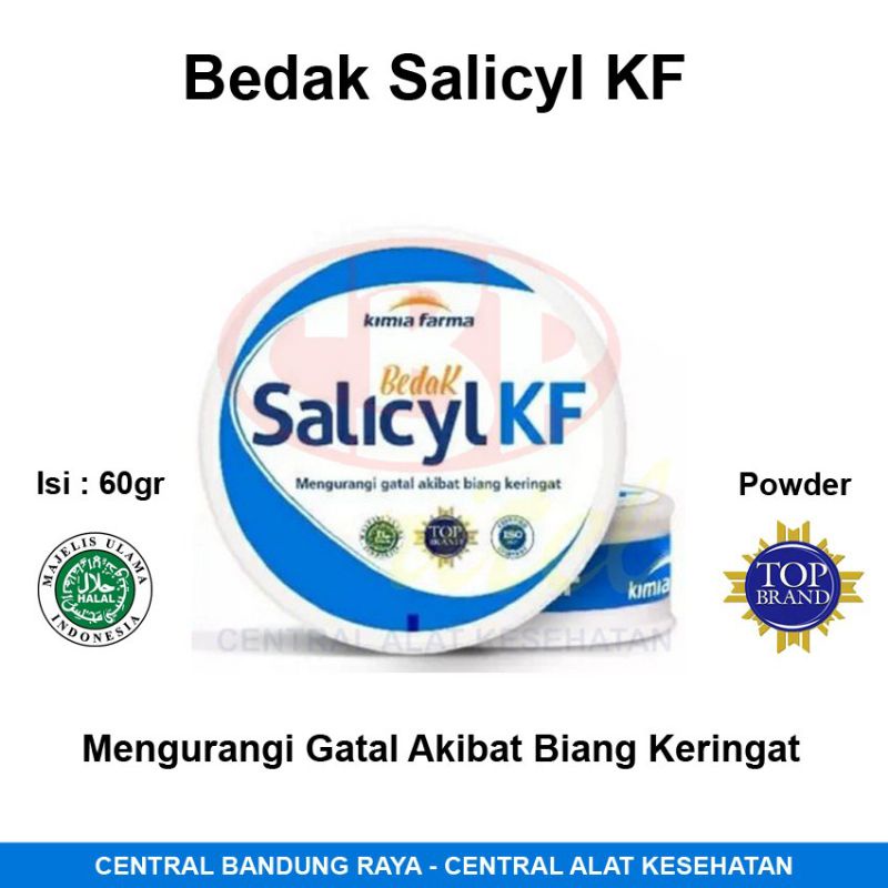 ORIGINAL BEDAK GATAL SALICYL KF KIMIA FARMA 60 GRAM / BEDAK ALERGI KF 60 GR