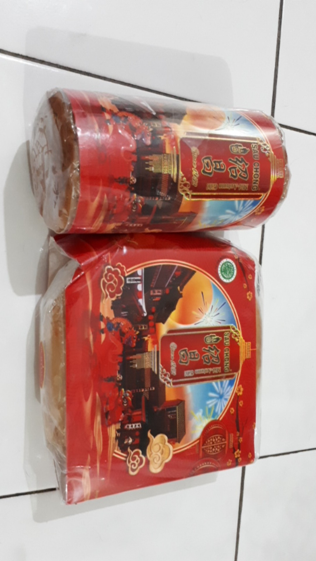 Jiu Pia 4pc Rasa Tausa & Gojin Uk. Jumbo / Mooncake Khas Singkawang / Kalbar