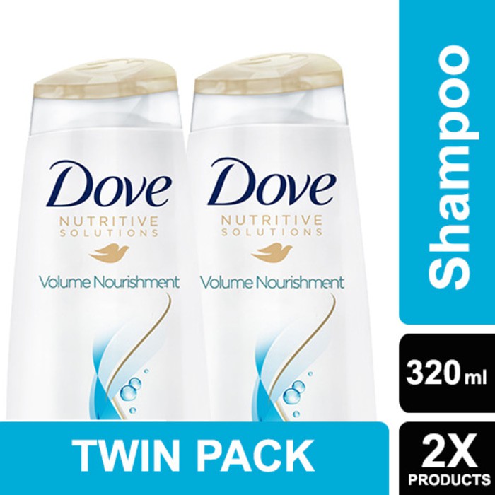 Dove Shampoo Nutritive Solutions Volume Nourishment 320ml - Twin Pack Unilever