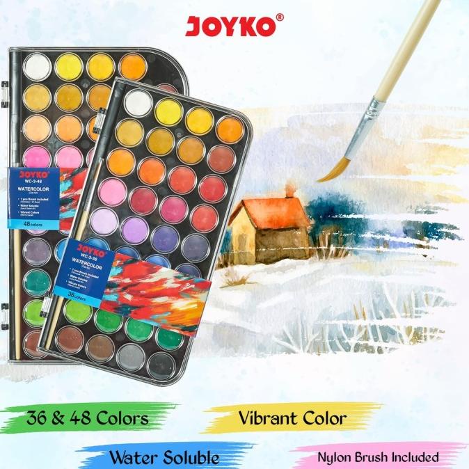 

BAYAR DITEMPAT Cat Air Joyko 48 Warna WC-3-48/CAT AKRILIK SET/CAT AKRILIK SET 24 WARNA/CAT AKRILIK PASTEL/CAT AIR/CAT AIR LUKIS SET/CAT AIR GIOTTO/KUAS LUKIS 1 SET/KUAS LUKIS KECIL/KUAS LUKIS LENGKAP/KANVAS LUKIS/KANVAS LUKIS SKETSA/KANVAS LUKIS