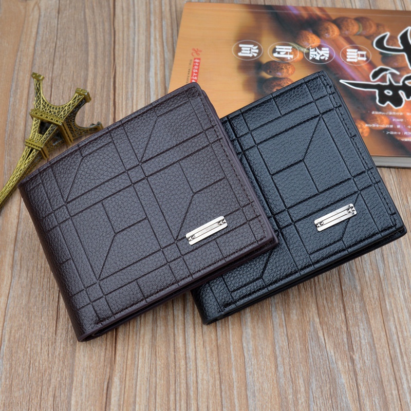 DOMPET LIPAT PRIA ORIGINAL KULIT HITAM SANTIAGO KECIL PENDEK TIPIS SLOT KARTU BANYAK COWOK KEREN DISTRO PREMIUM IMPORT BRANDED MURAH ORI