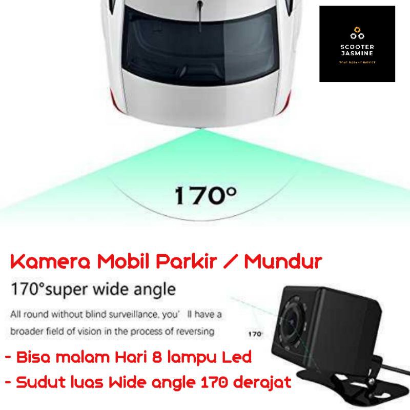 KAMERA MUNDUR 8 LED CCD HD REAR CAMERA 8 TITIK LED KUALITAS TINGGI-2