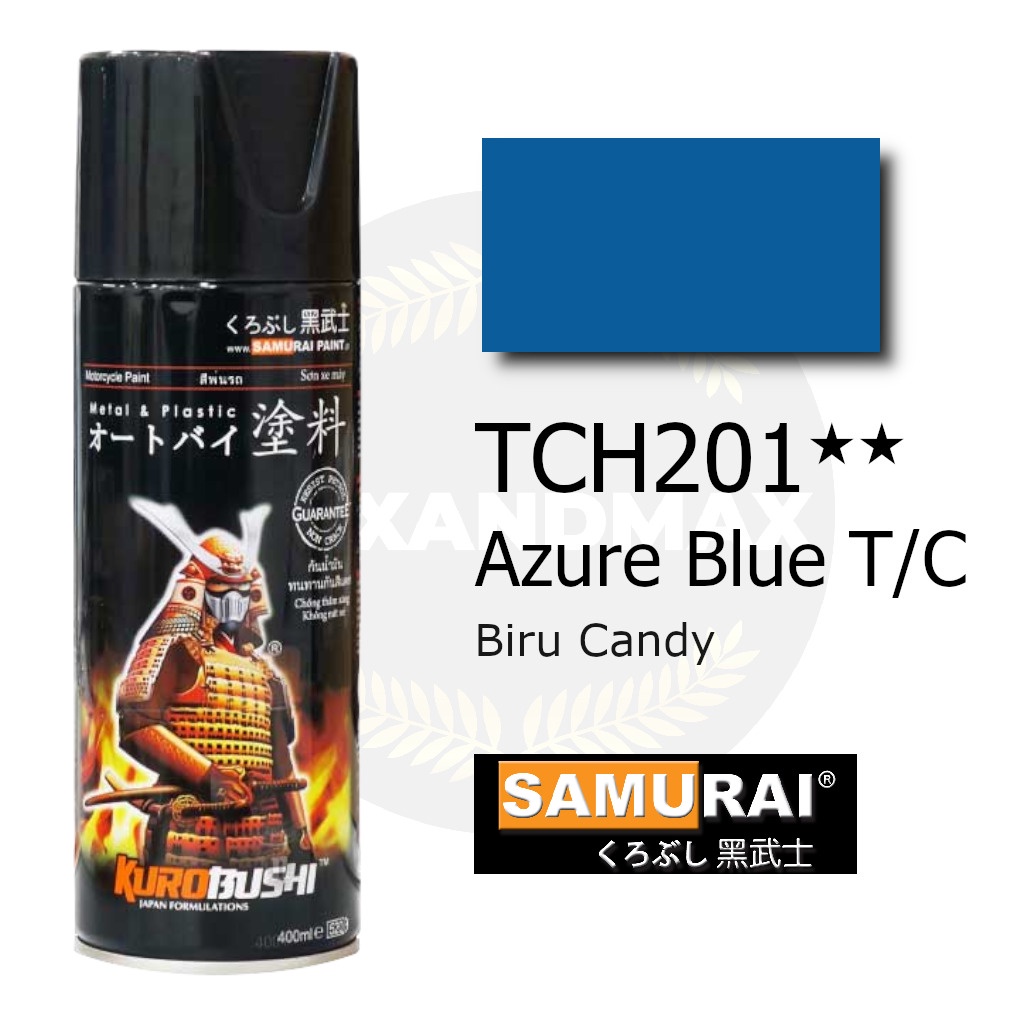 Samurai Paint Azure Blue T/C TCH201  400 ml - Cat Semprot