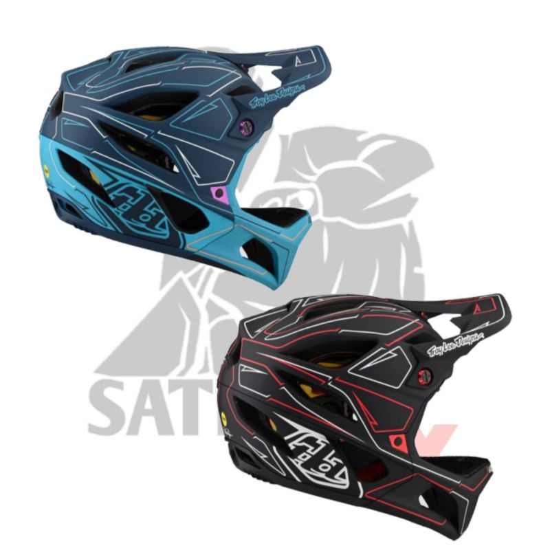 HELM TROYLEE DESIGNS AS PINSTRIPE, HELM DOWNHILL, HELM MTB