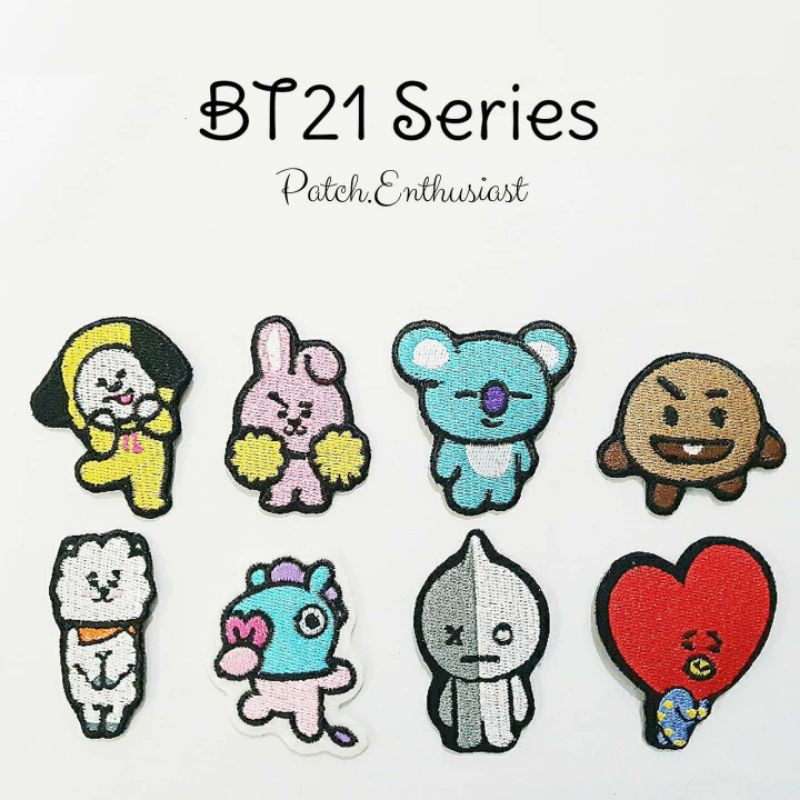 Patch Bordir BT21/BTS/Patch Iron