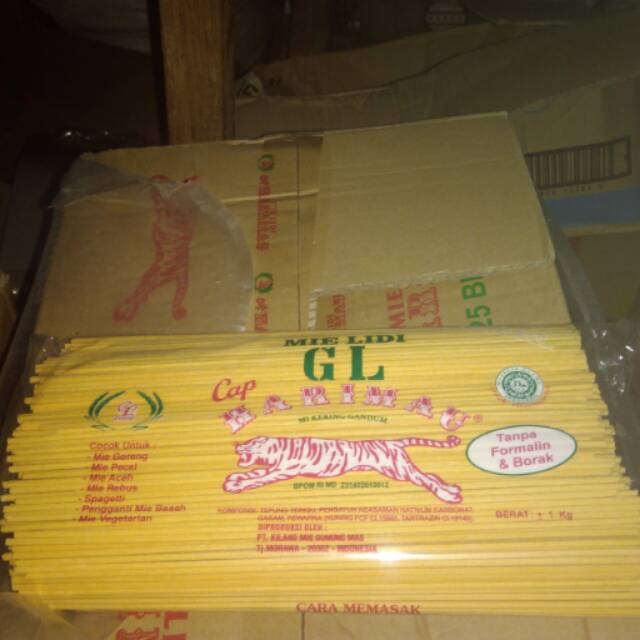 

Mie lidi cap harimau medan isi 1000 gr