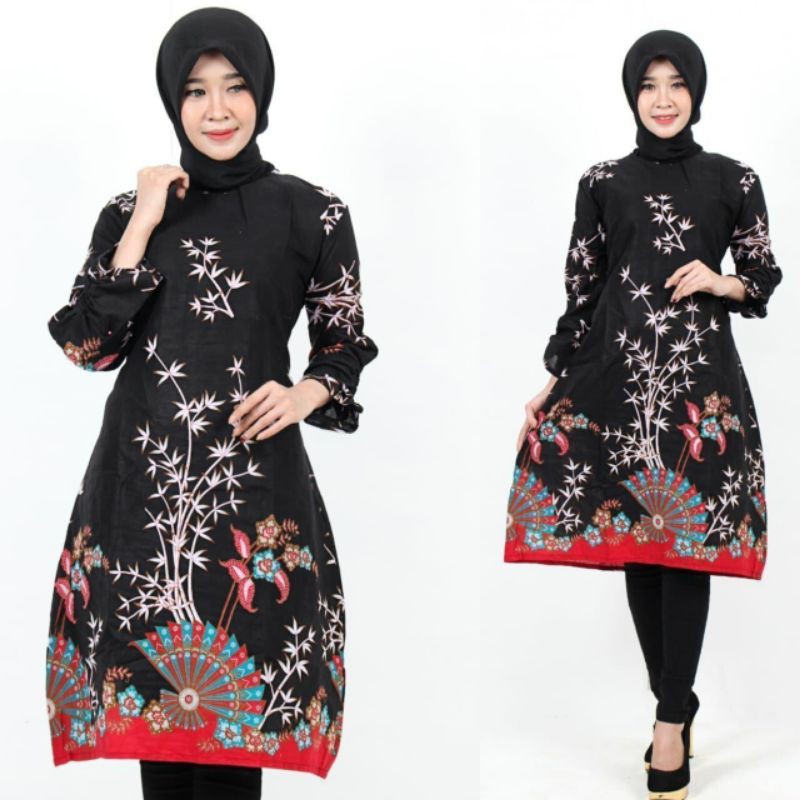 BISA PISAH Baju Batik Couple Keluarga Anak terlengkap  Gamis Batik, Kemeja Batik, Hem Motif kipas