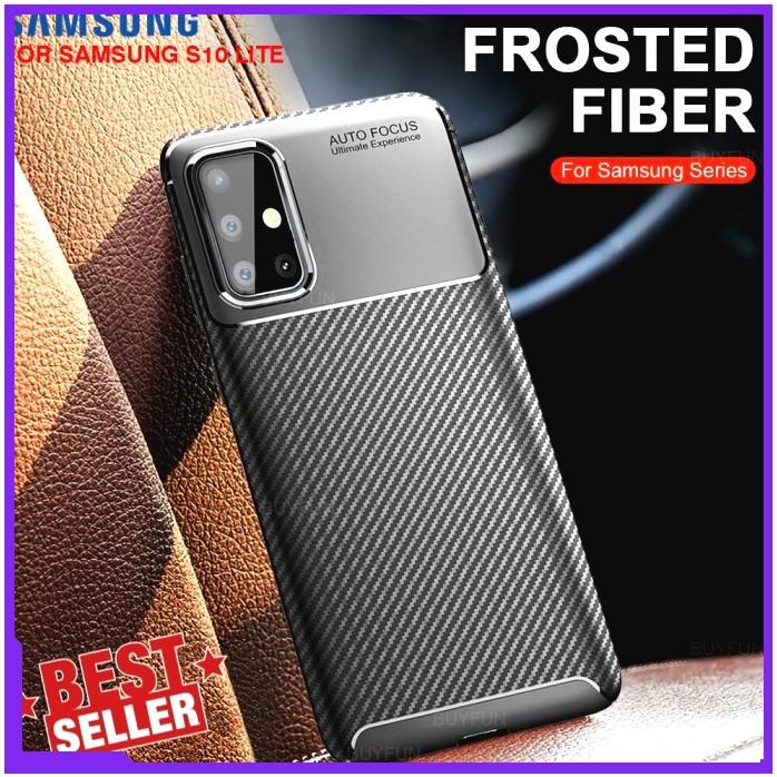 Acc Hp Case Samsung S10 Lite 2020 Original Autofocus Carbon Slim Armor