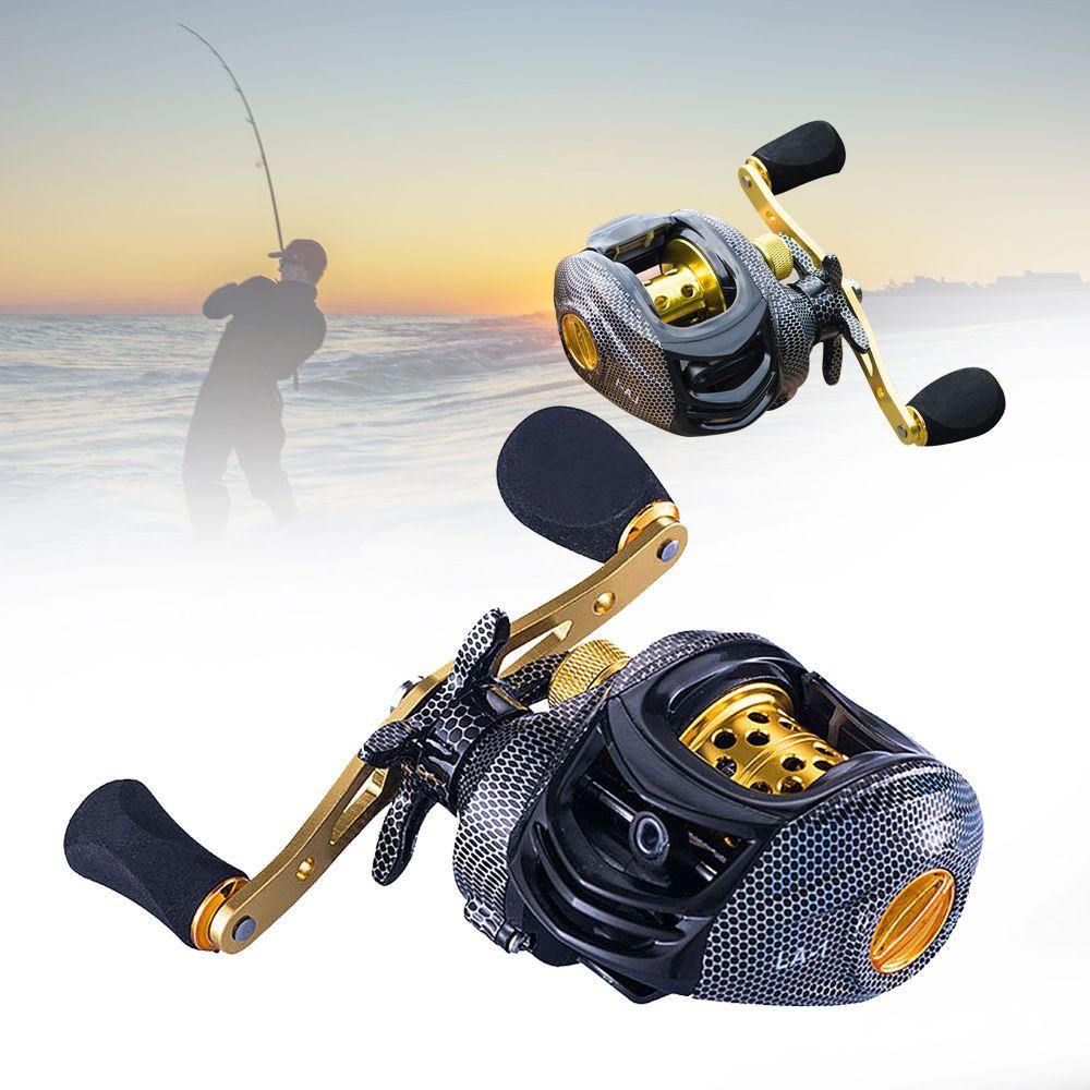 TOP Laser Lure Wheel Metal Kiri /Kanan Memancing Perlengkapan Memancing Reel Pancing