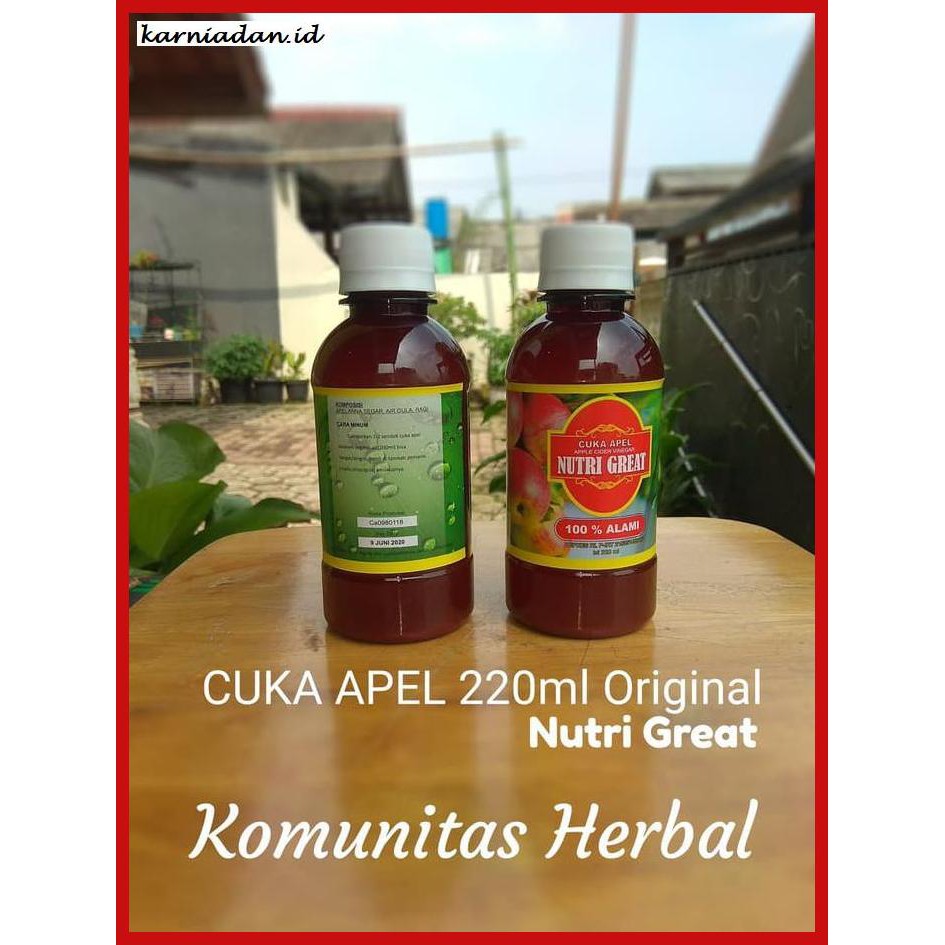 

lanoisidartdrink- cuka apel nutri great 220ml original mudah & aman untuk di perjalanan -asliii-