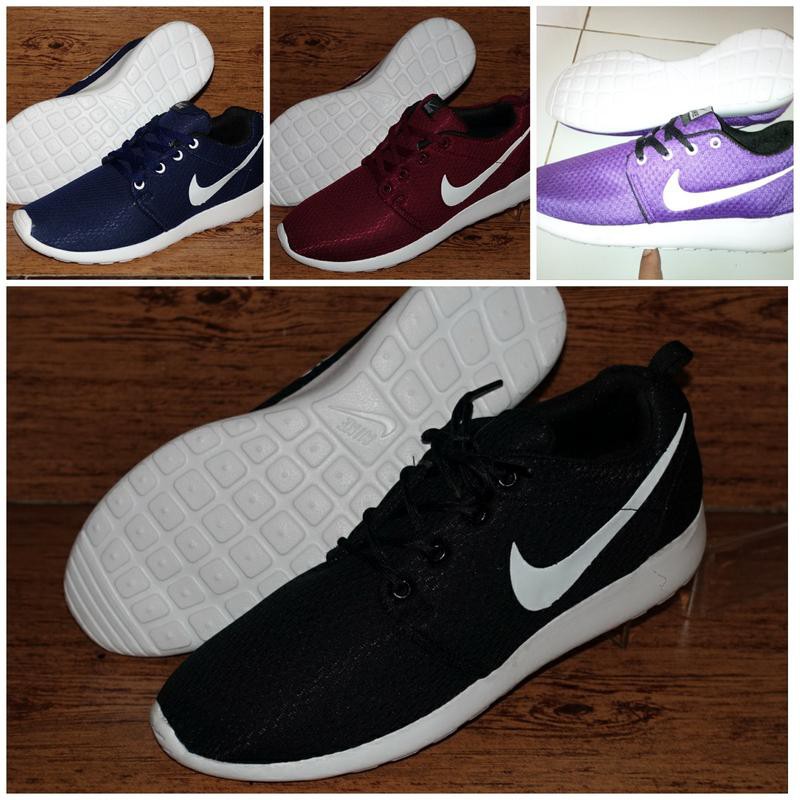 SEPATU RUNNING PRIA SPORT NIKE ROSERUN AIR MAX + BONUS KAOSKAKI