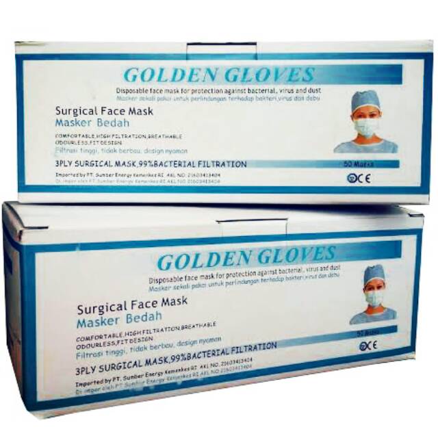 Masker Anti virus dan debu GOLDEN GLOVES