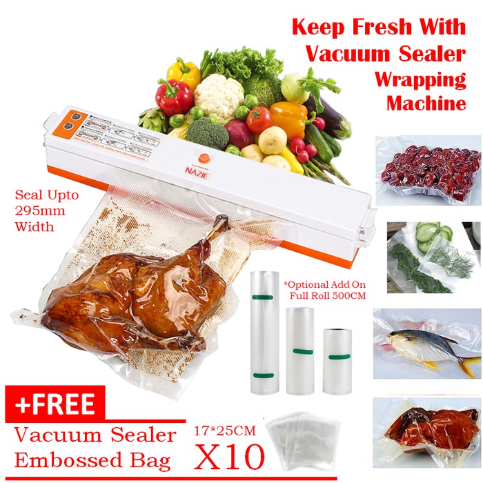 Freshpack Pro Vacuum Sealer Plastik Vacum Vakum Buah Sayur Makanan Pax penyimpanan snack camilan new