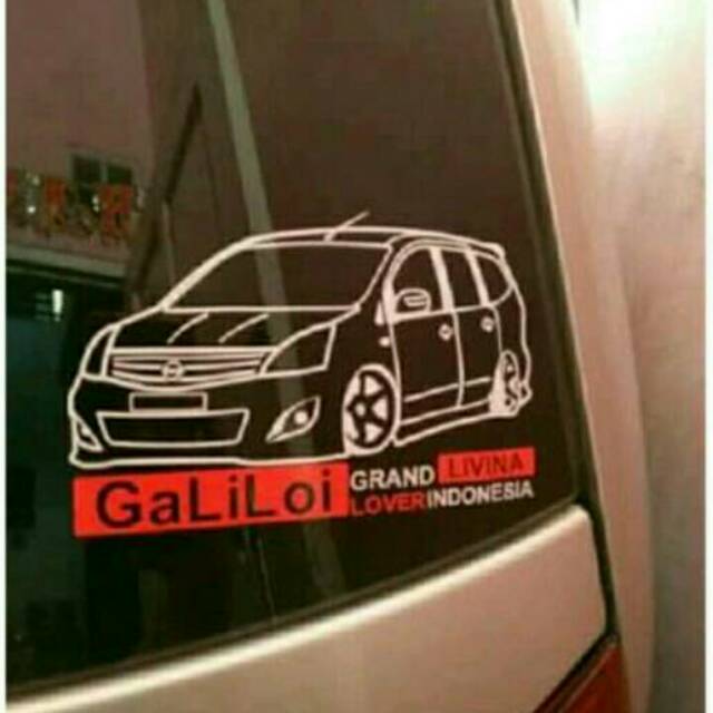 Stiker Mobil Grand Livina Lower Indonesia Sticker Mobil Galiloi