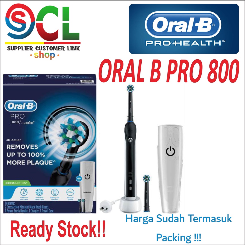 Jual Oral B Toothbrush Electric Rechargeable Sikat Gigi Elektrik Pro ...