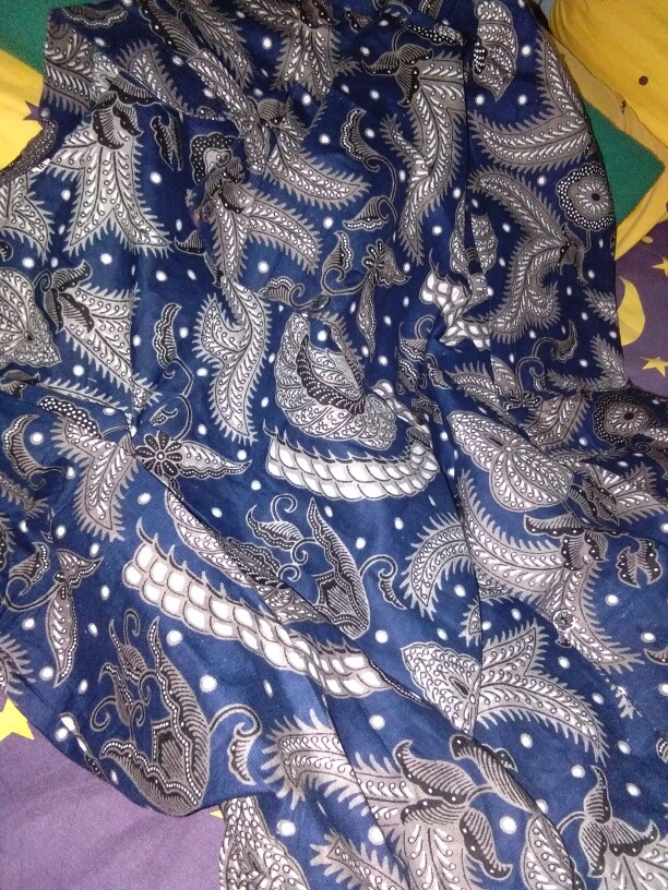 Tey-17 Batik Wanita Asj Sa Hrb026 Kenongo Kemeja Tosca Pendek
