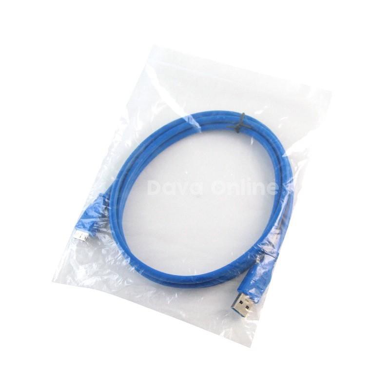 KABEL USB 3.0 MURAH PANJANG 1.5 METER VARIASI WARNA BIRU-KABEL DATA USB UKURAN 3.0 MURAH HQ AWET - TEKNO KITA