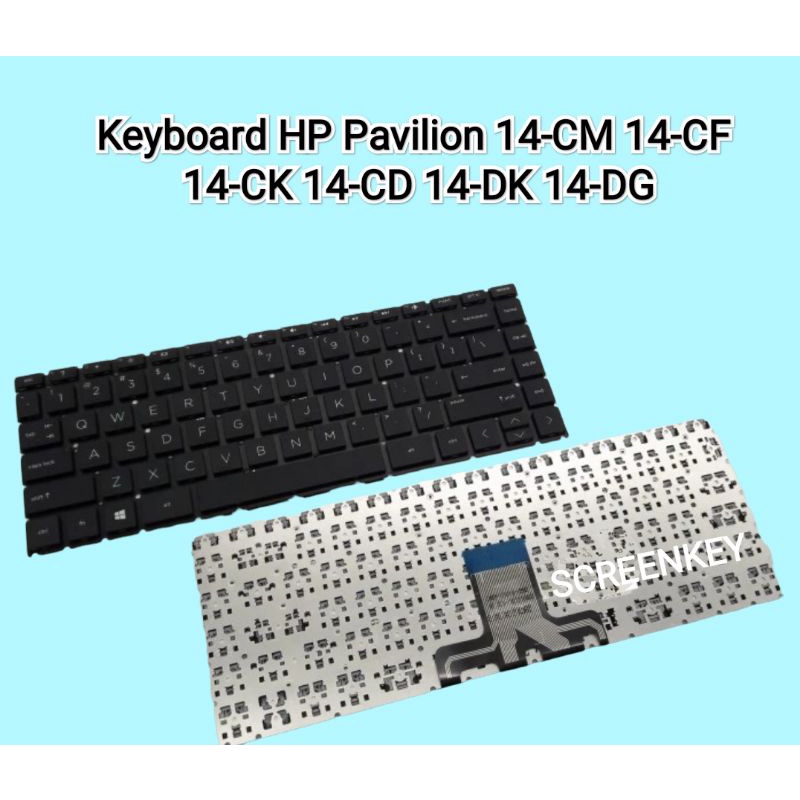 Keyboard Laptop HP pavilion 14-CM 14-CF 14-CK 14-CD 14-DK 14-DG