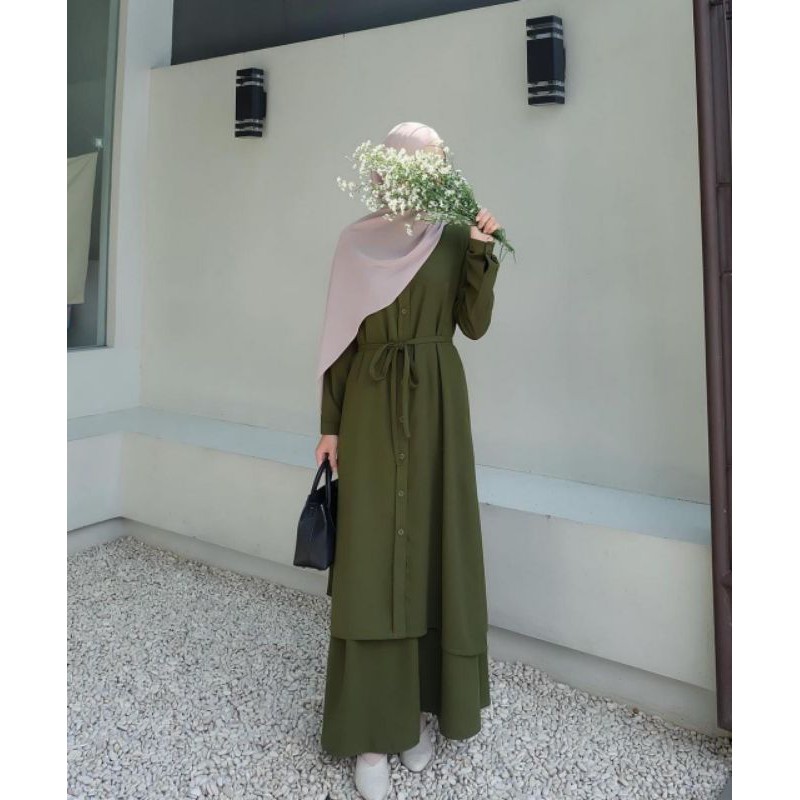 Arumi One set Hanum Tunik Kalani Skirt Khanan Seya Dress by Elmiza Azmiza Official