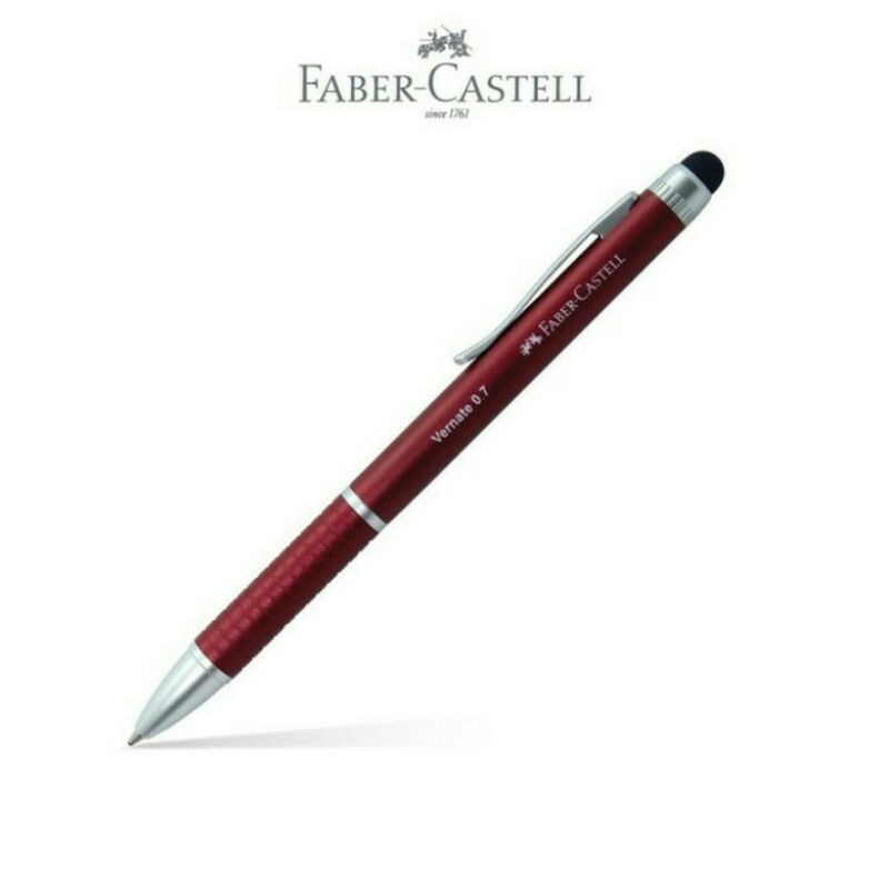 

Faber - Castell Stylus Pen Vernate 0.7 Red Barrel Black-blue Ink