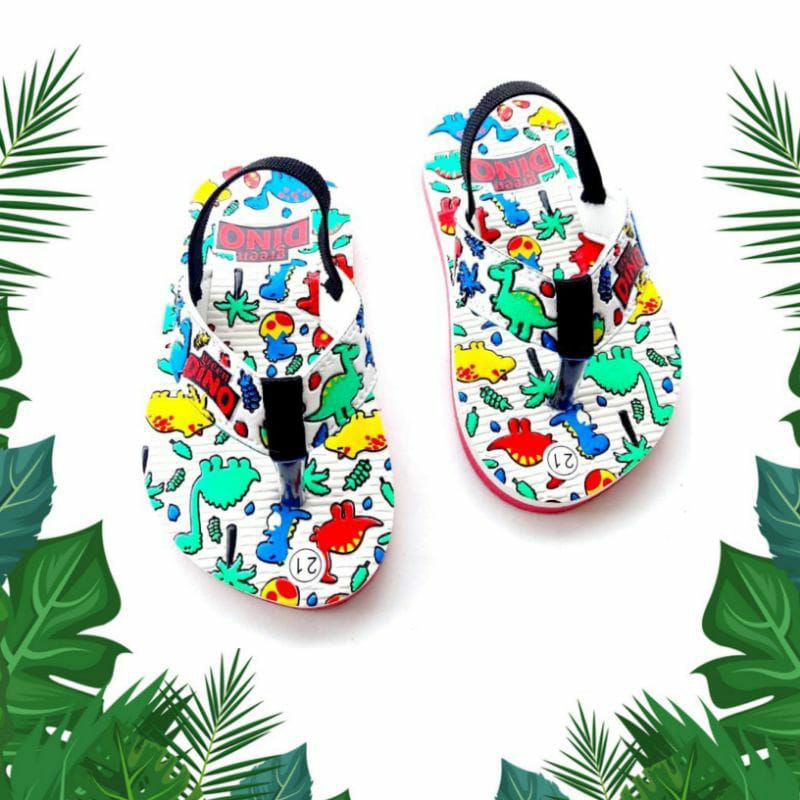 Sandal lucu Baby/Anak Dino Tali Belakang