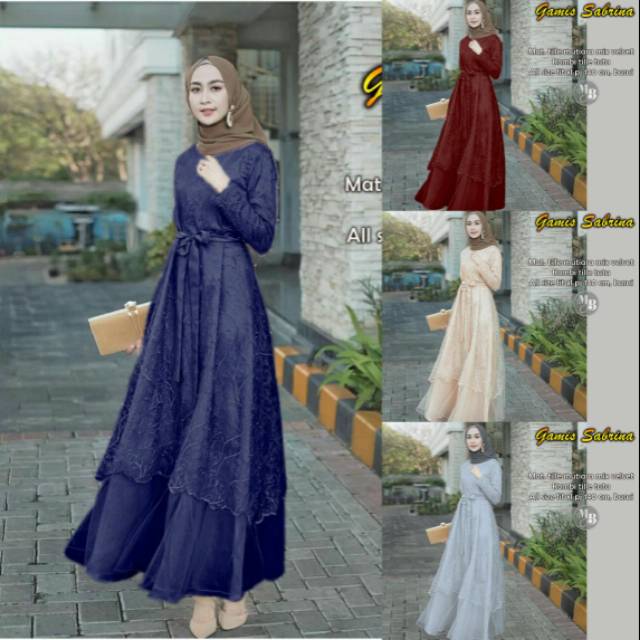 GAMIS SABRINA ORI lebel MB best quality