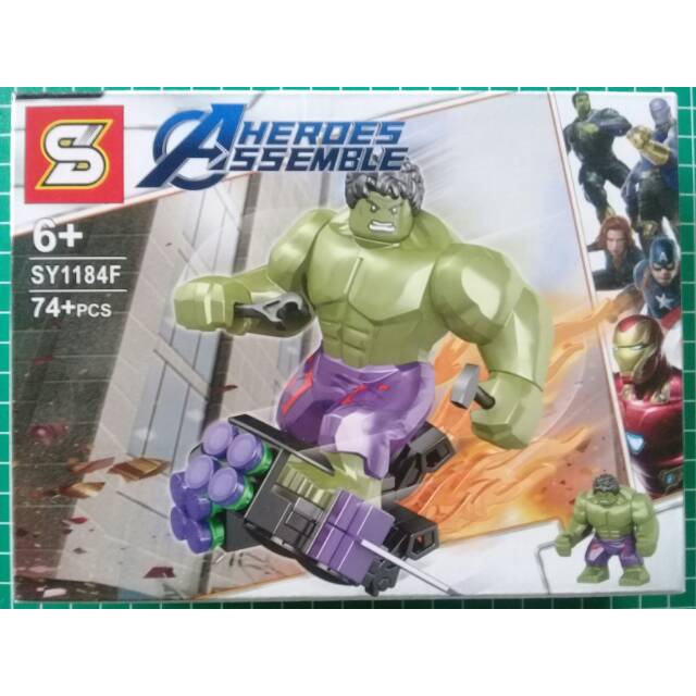 Lego Heroes Assemble Hulk (18x14cm)