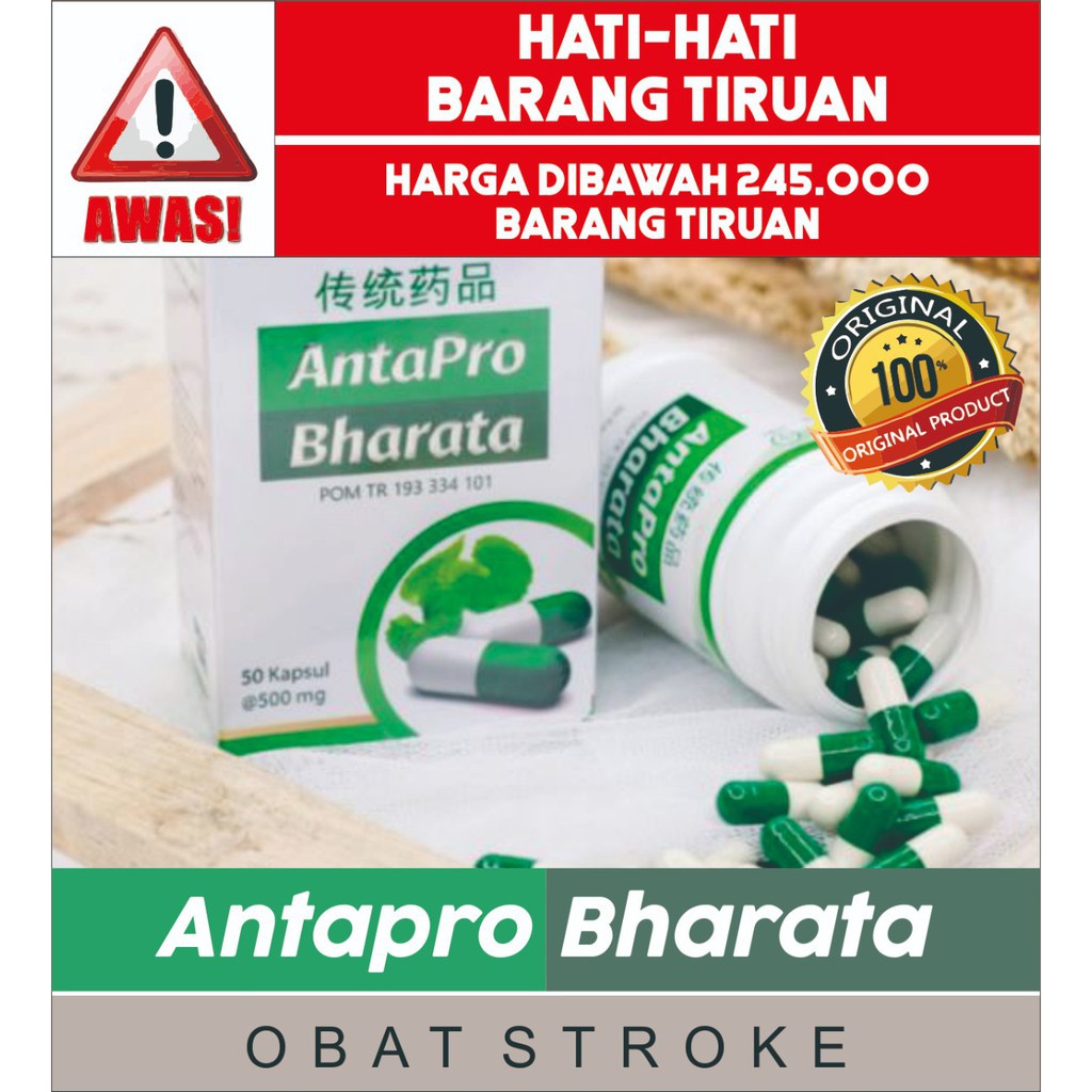 Antapro Bharata Obat Stroke Herbal Paling Ampuh 100% Produk Original
