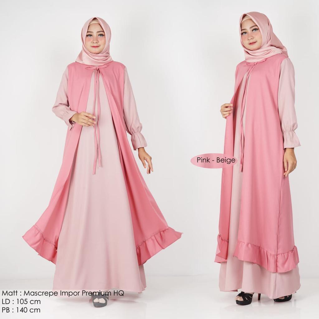 HOPYLOVY - Gamis Wanita Modern Marika