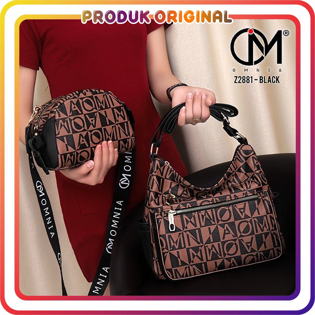 COD TAS ORIGINAL OMNIA 2881 SET HANDBAG WITH STRAP IMPORT