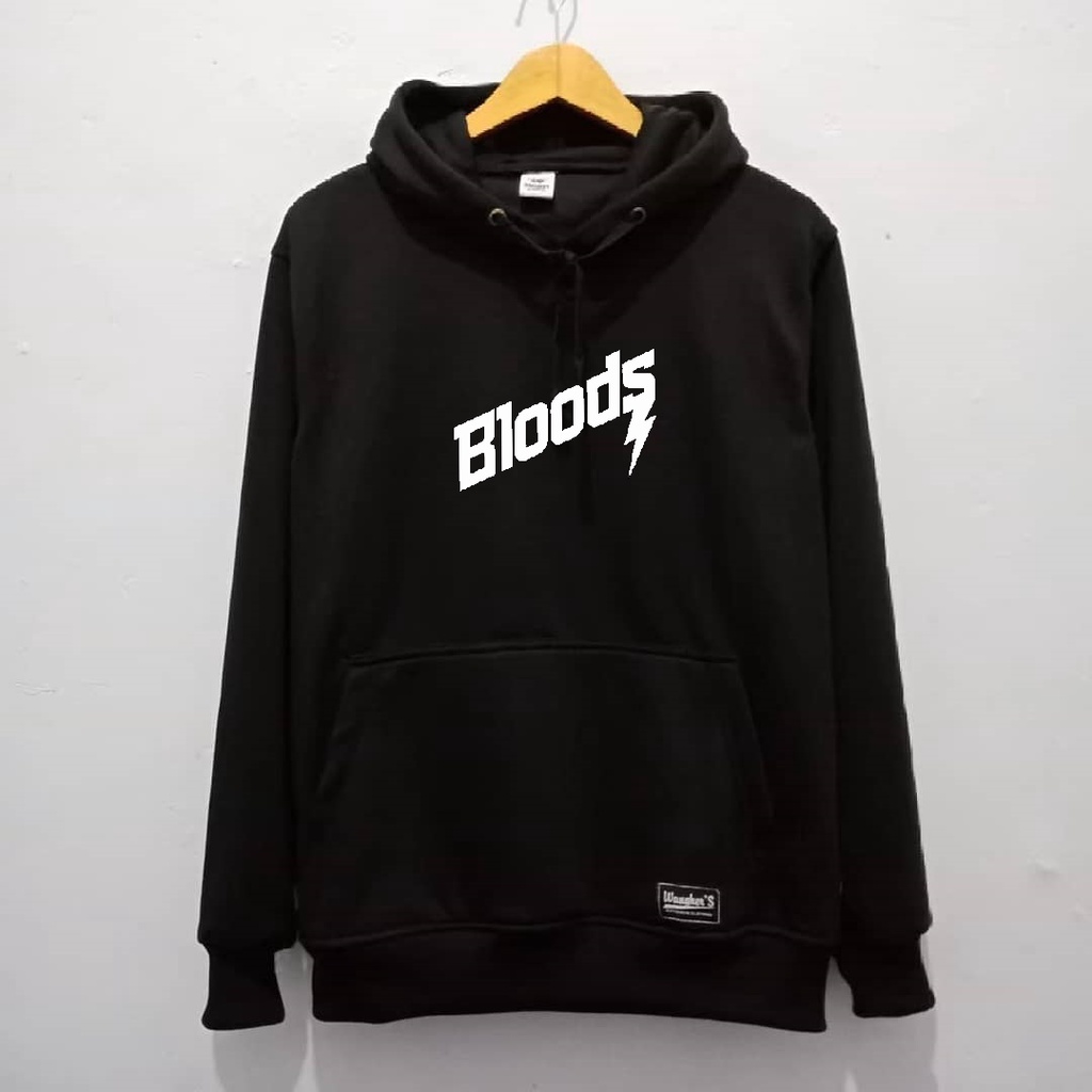 COD TERLARIS HOODIE SABLON BLOODS PREMIUM / PRIA &amp; WANITA / Sweater / Switer / Hoodie Kekinian / Hoodie Hits / Switer Pria/Hoodie Polos/ SIZE S M L XL XXL 2XL XXXL 3XL Termurah Murah Ukuran Big Size Jumbo