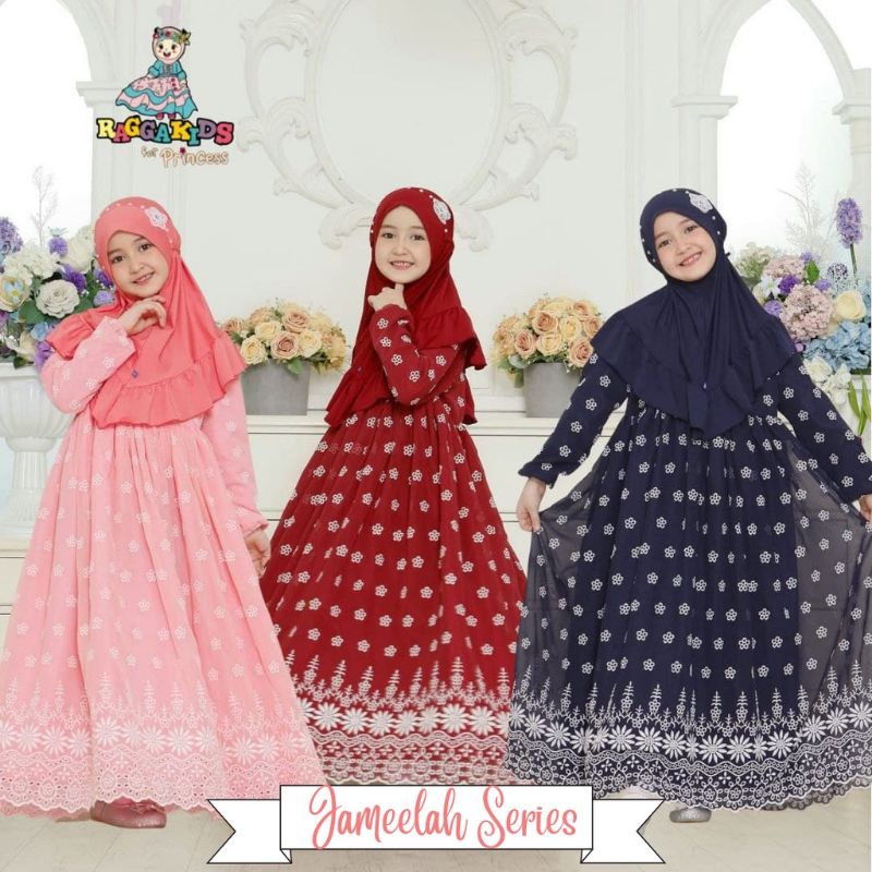 RAGGAKIDS Gamis Anak princess | gamis bordir cantik Jameelah series