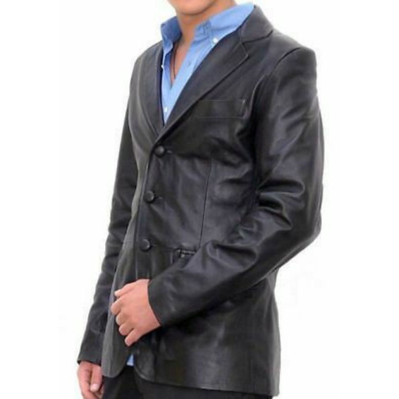 jaket jas pria/jaket semi kulit pria/jaket pormal