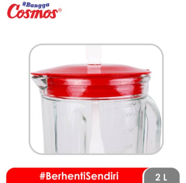 COSMOS Blender Kaca Blez 2 Liter 3in1 3 Tabung CB 812 G - Garansi Resmi 1 Tahun