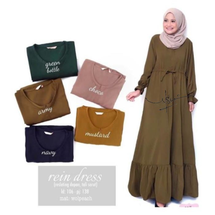 GAMIS ROSALINA DRESS MONALISA BUSUI FRIENDLY