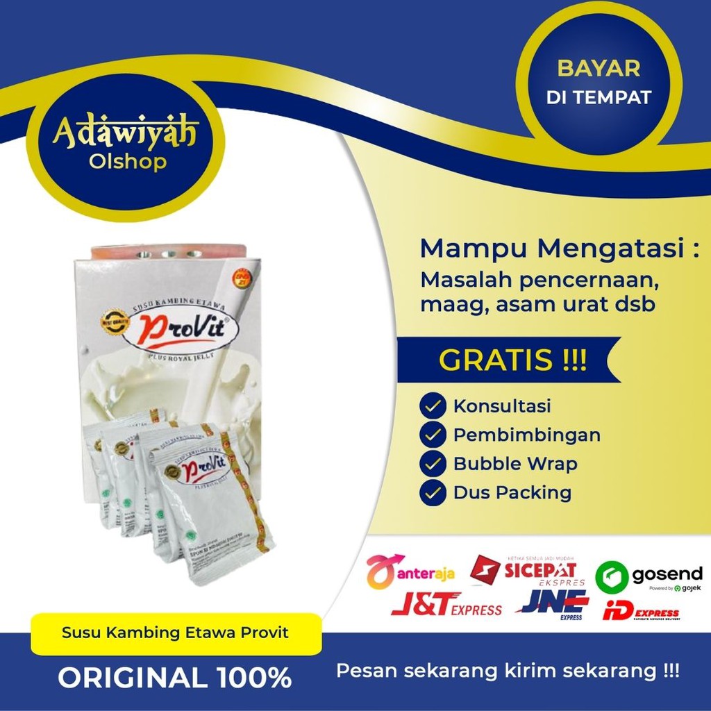 

SUSU KAMBING ETAWA PROVIT PLUS ROYAL JELLY