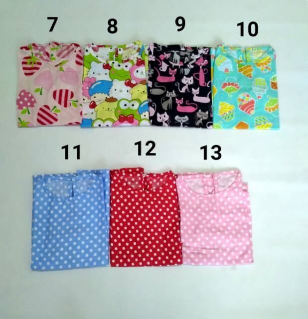 (Harga Ecer) Dress anak katun catra anak perempuan free pita,  untuk usia 12 bln sampai 3 tahun