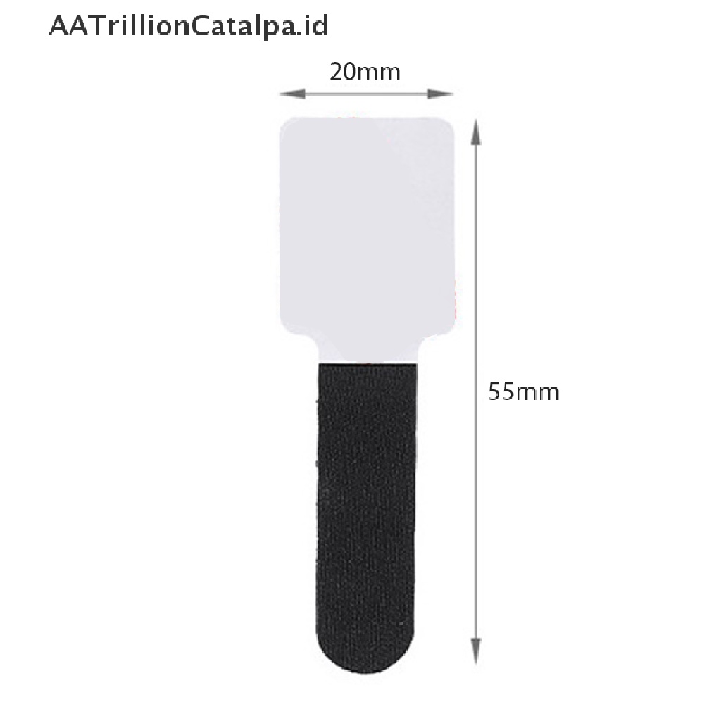 Aatrillioncatalpa 10PCS Strap Velcro Pengikat Kabel Data